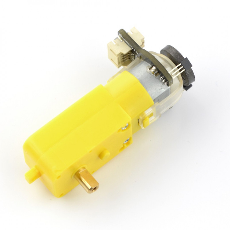 Mikro silnik z przekładnią 120:1 6V 160RPM + enkoder SJ01
